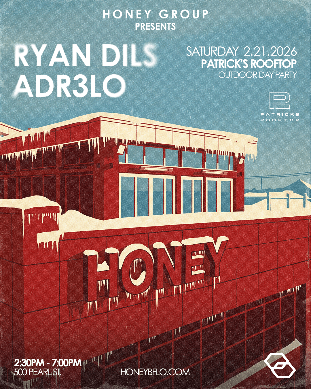 HONEY: Fire & Ice Day Party At Patrick's Rooftop, 500 Pearl