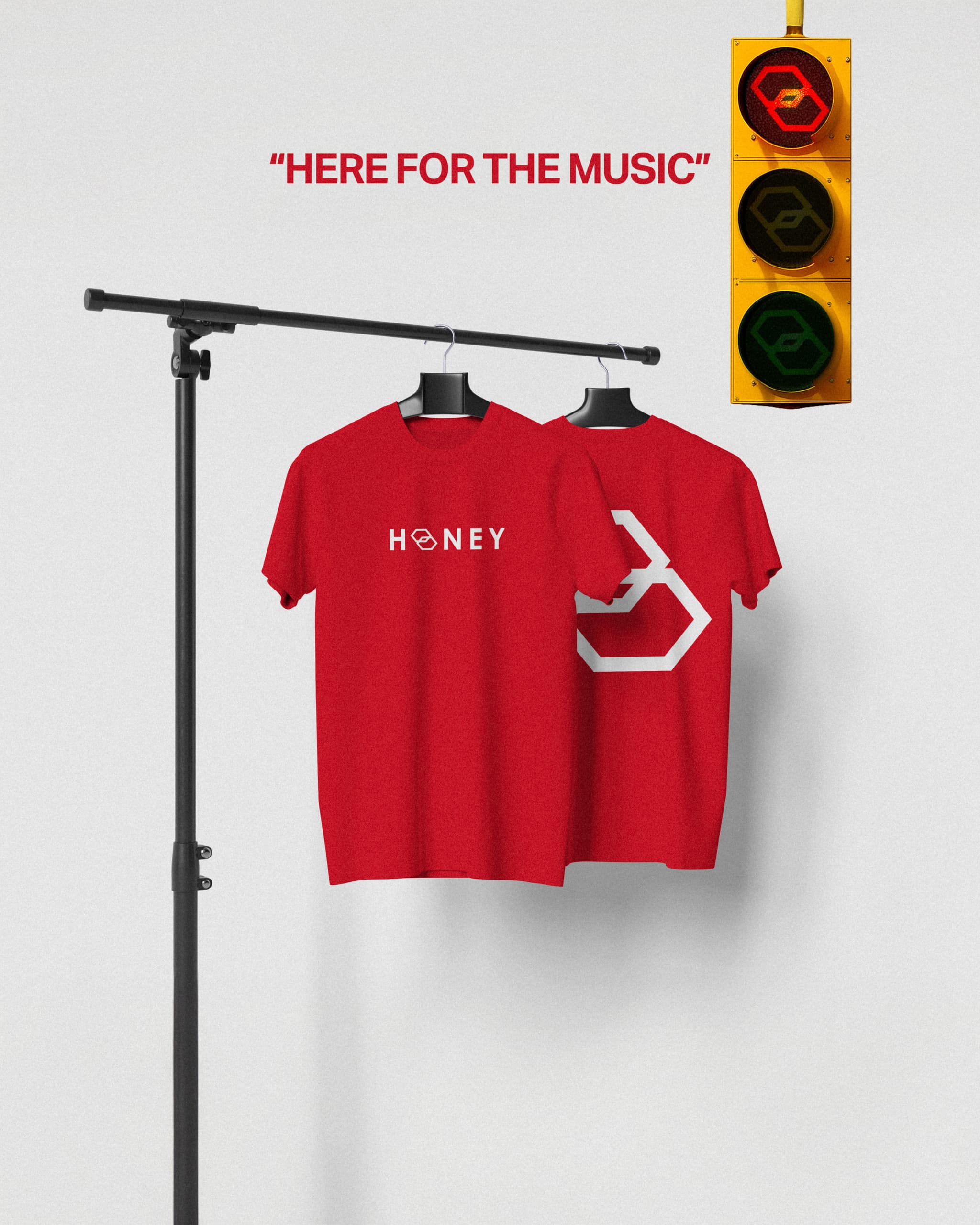 Red Traffic Light Shirt - Taken