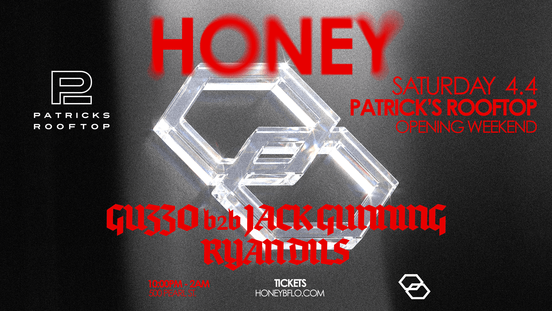HONEY: Opening Weekend At Patrick's Rooftop, 500 Pearl